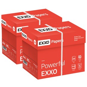 엑소(EXXO) A4 복사용지(A4용지) 85g 2500매 2BOX, 상세 설명 참조