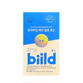 Biild 빌드 프리미엄 테프 발효 효소 3g x 30포 JW, 1개, 90g