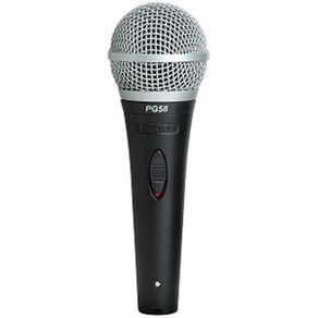[정품 재고있음] SHURE 슈어 PG-58 PG58-LC 유선마이크 다이나믹 (PG58), 구매안함