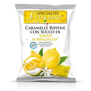 Sea Le Italiane Italian Natual Had Candy Fill 세라 르 이탈리아네(Sea Le Italiane) 시라큐스 이탈리아산 레몬으로 채워, 1개, 99g