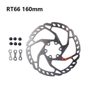 로터 자전거로터 디스크브레이크 Shimano SM-RT66 SM-RT76 DEORE XT SM-RT86 디스크 브레이크 센터 라인 6 볼트 MTB 자전거 160mm180mm203m, 1pcs t66 160mm, 1개