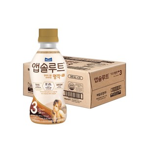 [매일유업] 앱솔루트 명작 액상분유 3단계(12~24개월) 2FL 24팩, 240ml, 24개