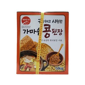 해단지 가마솥 콩된장 14kg, 1개