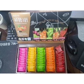 JeKiss 제주 종합(감귤 백년초 한라봉 녹차 복분자) 초콜릿(360g 45개입), 360g, 1개