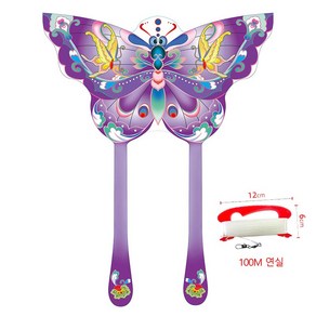 1.5m 나비연 대형 야외 연날리기 놀이 슬림소녀 fly a kite, 1.5m퍼플나비, 1개