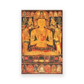 신중탱화 티베트 불교 Thangka 만다라 아트 프린트 추상 터 칼라차크라 벽 그림 거실, [01] 신중탱화 20X30CMNoFame, [12] L, 1개