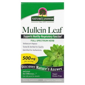 Mullein Leaf 500mg 90 베지캡