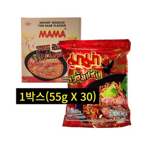 [루츠팜]태국 마마 똠샙 55gX30개 마마 톰샙 MAMA TOM SAAB 마마 똠삽, 30개