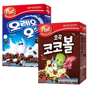 포스트 오곡 코코볼 300g + 오레오 오즈 250g, 1세트, 550g