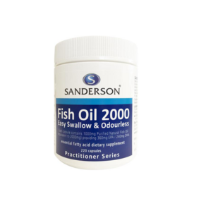 샌더슨 피쉬 오일 2000 360EPA/240 DHA (1000mg conc. 220캡슐) x 1 - Sandeson Fish Oil, 1개, 220정