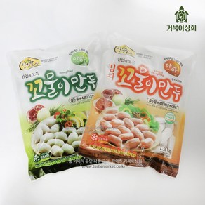 아하식품 꼬물이고기만두1350g+ 꼬물이김치만두1350g *2봉, 1.35kg, 2개