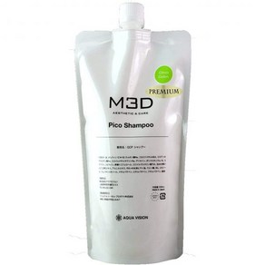 M3D 프리미엄 피코 샴푸 감귤향 리필용 500ml, 1개