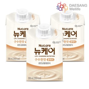 대상웰라이프 뉴케어 구수한맛 환자영양식 식사대용, 1개, 200ml