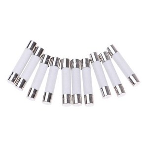 전자 레인지 세라믹 퓨즈 DIY 가전 제품 20A 250V 6x30mm 10 개, 10Pcs, 10개