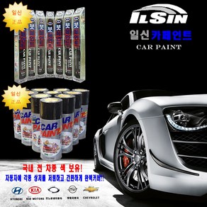 일신 정품 카페인트 자동차 도색 락카 차량용 스프레이 200ml 붓펜 15ml