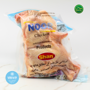 Noo Whole Chicken Halal Cetified Fozen 누르 치킨 - 할랄 통닭 냉동 국내산, 1개, 1.1kg