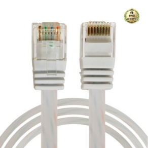 칼론 CAT6 UTP 평면 랜케이블 1m, 회색, 1개