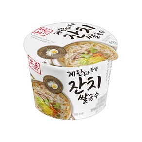 노포식당 계란파듬뿍 잔치쌀국수 용기컵라면 85g x 6개