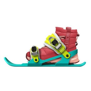 스키부츠 스노우 스케이트 숏스키 스키에이트 썰매 묘기 Sled, S/200-250mm, 연두빛, 1개