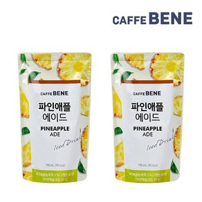 카페베네 파인애플 에이드, 190ml, 20개