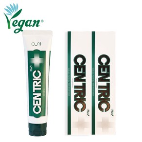 CUNI 쿠니 센트릭플러스치약 구취제거 비건치약 입냄새제거 쿼드러플민트향, 150g, 2개