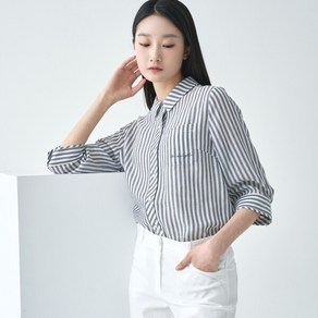 [지센 위비스] [지센] 크루즈 스트라이프 블라우스 LCWSO534_NA