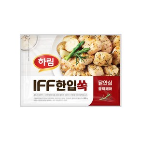[하림] IFF 한입쏙 닭안심 블랙페퍼 800gx1봉, 800g, 1개