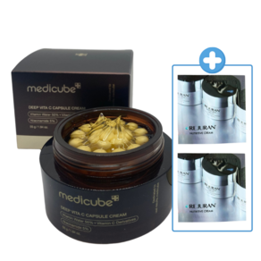[할인몰 특가] 메디큐브 딥 비타c 캡슐 크림 55g + 리쥬란 PDRN 뉴트리티브 크림 4ml, 1개