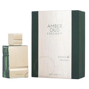 남녀공용/Al Haamain Unisex Ambe Oud Exclusif Emeald EDP 2.0 oz Fagances, 1개