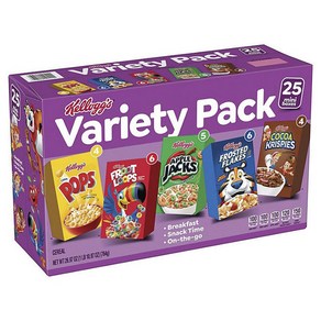 켈로그 Variety Pack Cereal 25개입