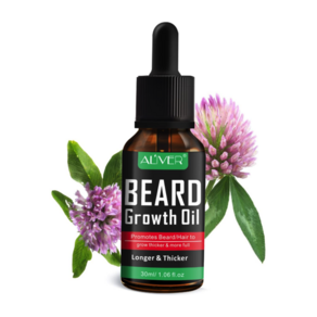 Aliver natural beard growth oil 에센셜 풀러 더 두꺼운 수염 유기농 콧수염 연화제 비어드 케어 제품 남성용 선물|탈모제품|