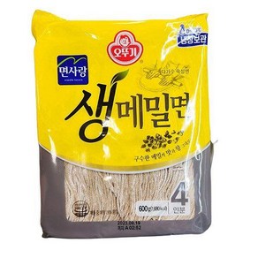 오뚜기 생메밀면, 아이스보냉백포장, 600g, 2개