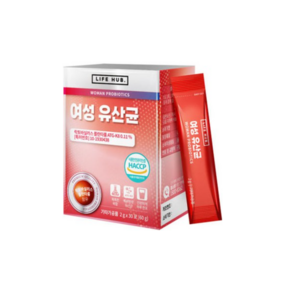 라이프허브 여성 유산균, 2개, 60포, 60g