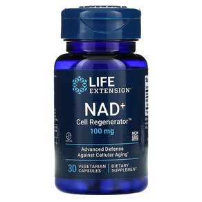 NAD Cell Regeneato NIAGEN Nicotinamide Riboside 100mg 30 베지 캡슐, 1개, 30정