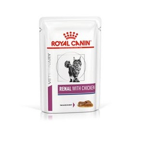 R-CAT---캣 레날 위드 치킨 (RENAL WITH CHICKEN) 파우치 -로얄캐닌-처방사료, 1개
