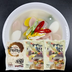 우리쌀 일반미 떡국떡 1kg + 오색떡국떡 600gx2봉, 1개, 2.2kg