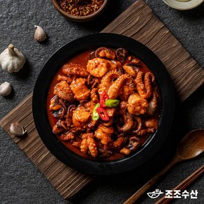 [조조수산]양념 쭈꾸미볶음 밀키트 750g 매운맛 양념쭈꾸미 간편조리 캠핑음식 캠핑밀키트