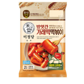 [제일제당] [CJ] 미정당 방앗간 가래떡 떡볶이 400G x6개, 6개