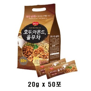 광야식품 호두 아몬드 율무차 스틱형 냉온 50포 1개, 20g, 50개입