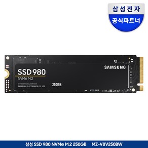 삼성전자 980NVMe M.2 SSD, MZ-V8V250BW, 250GB