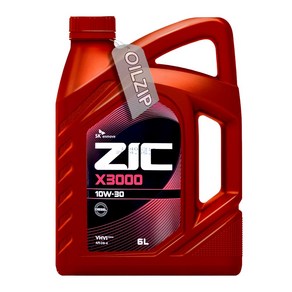 ZIC X3000 10W30 6L 디젤차량 엔진오일