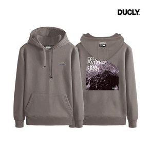 듀클라이 DUP-809 M~4XL 빅사이즈 기모 후드티