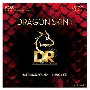 DR 드레곤스킨 Stainless Steel 베이스기타줄 45-100 Bass sting, 단품, 단품, 1개