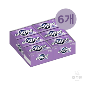 호주 이클립스 포도맛 40G 대용량, 6개