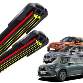 1+1 BMW X1 iX1 E84 F48 U11 전차종 순정 호환형 초밀착 와이퍼 윈도우 브러쉬 와이퍼블레이드, T2-X1 E84(08-15)-600+475/B1