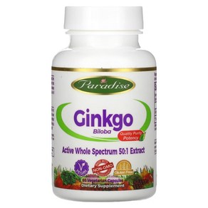 Ginkgo Biloba 60 베지캡, 60개, 1개, 60정