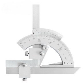 고정밀 각도 측정기 버니어 만능 각도자 360도 설계용, 1개