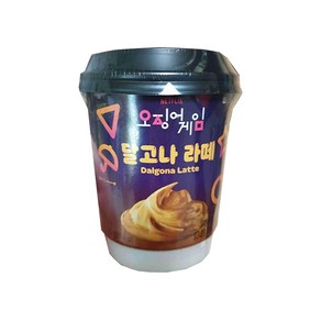 오징어게임 달고나 라떼 즉석원컵 20g x 4개