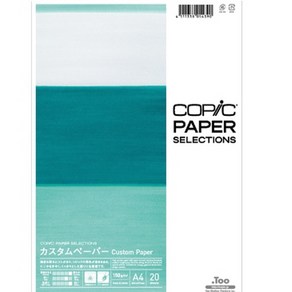 Too COPIC Pape Selections 코픽 마카지 6종, 1권, 코픽 PM 마카지 A4_68gsm (20매)