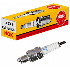 NGK SPARK PLUG 스파크 플러그 점화플러그 오토바이 스쿠터 바이크 모터사이클 HY 비노 GR 제트14 HY-V AT100(인젝) CT호환 4549 # 플러그 CR7HSA